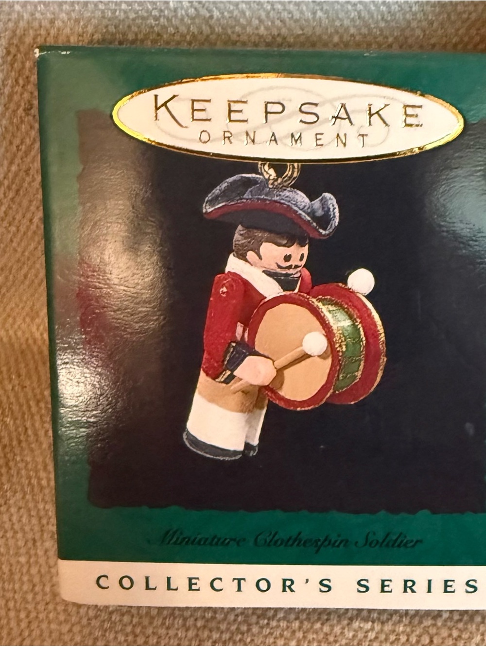MINIATURE Hallmark Clothespin Soldiers Ornaments - Picture 3 of 10